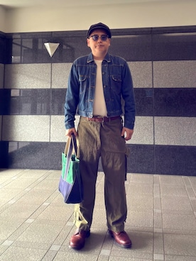 「L.L.Bean（エルエルビーン）のアイテム」を使った、フラッシュさん（メンズ・170cm）の春コーディネート