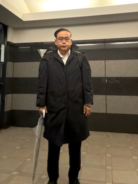 「アイテム（スーツパンツ）」を使った、フラッシュさん（メンズ・170cm）の秋コーディネート