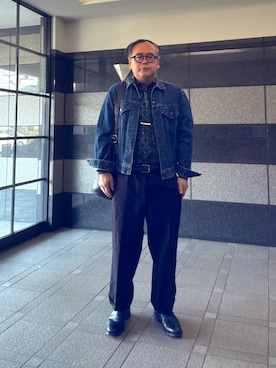 「COACH（コーチ）のアイテム」を使った、フラッシュさん（メンズ・170cm）の冬コーディネート