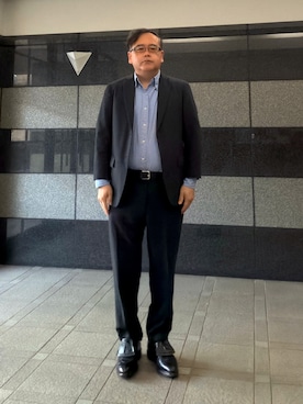 「WHITE HOUSE COX（ホワイトハウスコックス）のアイテム」を使った、フラッシュさん（メンズ・170cm）の春コーディネート