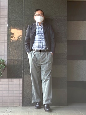 「GITMAN VINTAGE（ギットマン ヴィンテージ）のアイテム」を使った、フラッシュさん（メンズ・170cm）の秋コーディネート