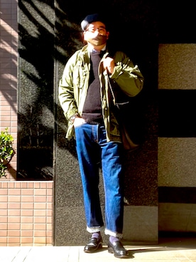 「ラルフローレンシャツ」｜フラッシュさん（メンズ・170cm）の秋コーディネート