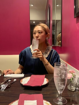 「PINK HOUSE」｜ななさん（レディース・153cm）の夏コーディネート