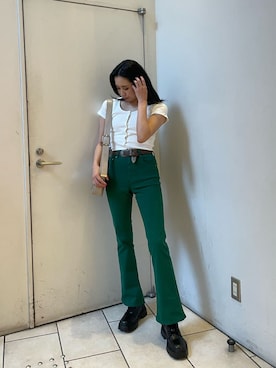 「162センチ」｜AKARIさん（レディース・162cm）の春コーディネート