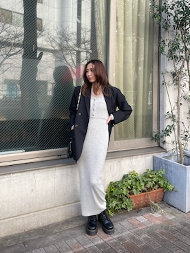 AKARIさん（レディース・162cm）の冬コーディネート