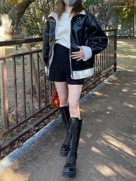 AKARIさん（レディース・162cm）の冬コーディネート