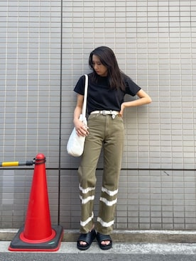 「162センチ」｜AKARIさん（レディース・162cm）の夏コーディネート