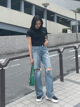 「162センチ」｜AKARIさん（レディース・162cm）の夏コーディネート