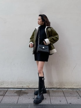 AKARIさん（レディース・162cm）の冬コーディネート