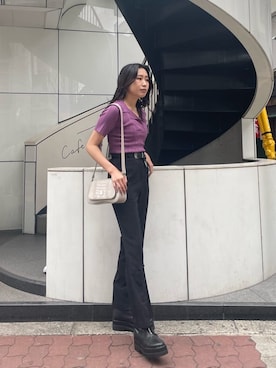 「162センチ」｜AKARIさん（レディース・162cm）の春コーディネート