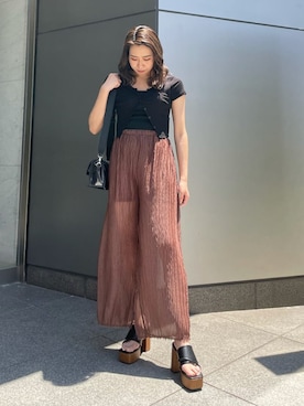 AKARIさん（レディース・162cm）の夏コーディネート