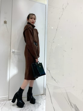 AKARIさん（レディース・162cm）の冬コーディネート