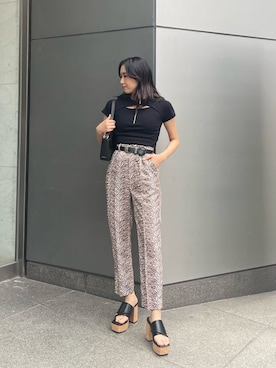 「162センチ」｜AKARIさん（レディース・162cm）の春コーディネート