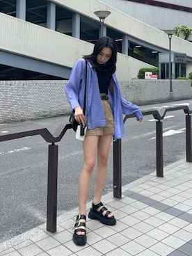 「162センチ」｜AKARIさん（レディース・162cm）の春コーディネート