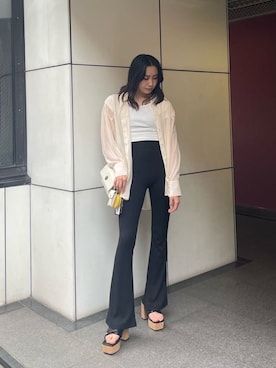 「162センチ」｜AKARIさん（レディース・162cm）の春コーディネート