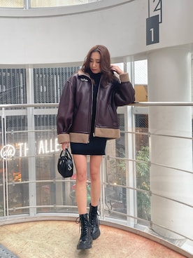 AKARIさん（レディース・162cm）の冬コーディネート