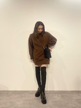 「162センチ」｜AKARIさん（レディース・162cm）の秋コーディネート