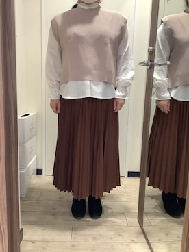 BRICK HOUSE by Tokyo Shirts 新宿サブナード店さん（レディース・155cm）の冬コーディネート