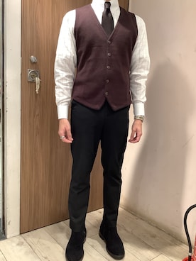 「#秋コーデ」｜BRICK HOUSE by Tokyo Shirts 新宿サブナード店さん（メンズ・164cm）の秋コーディネート