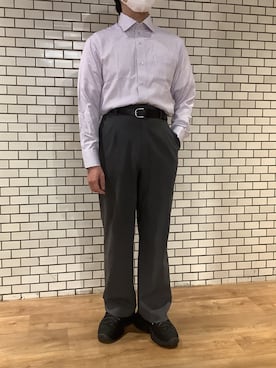 「アイテム（ビジネスシャツ）」を使った、BRICK HOUSE by Tokyo Shirts 新宿サブナード店さん（メンズ・164cm）の夏コーディネート