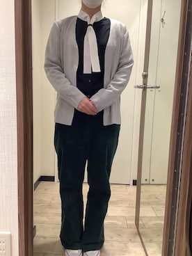 「ボウタイシャツ」｜BRICK HOUSE by Tokyo Shirts 新宿サブナード店さん（レディース・157cm）の冬コーディネート