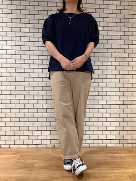 「ビジネススタイル」｜BRICK HOUSE by Tokyo Shirts 新宿サブナード店さん（レディース・162cm）の夏コーディネート