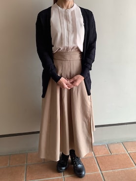 「BRICK HOUSE by TOKYO SHIRT」｜BRICK HOUSE シャツ工房 長崎夢彩都店さん（レディース・158cm）の夏コーディネート