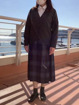 BRICK HOUSE シャツ工房 長崎夢彩都店さん（レディース・162cm）の冬コーディネート