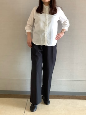 BRICK HOUSE シャツ工房 長崎夢彩都店さん（レディース・162cm）の夏コーディネート