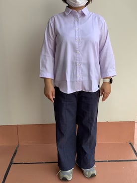 「BRICK HOUSE by TOKYO SHIRT」｜BRICK HOUSE シャツ工房 長崎夢彩都店さん（レディース・145cm）の夏コーディネート