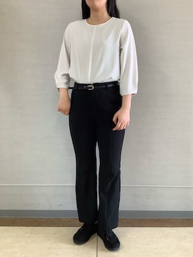 BRICK HOUSE シャツ工房 長崎夢彩都店さん（レディース・170cm）の冬コーディネート