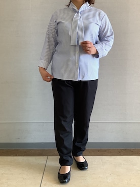 「BRICK HOUSE by TOKYO SHIRT」｜BRICK HOUSE シャツ工房 長崎夢彩都店さん（レディース・145cm）の春コーディネート