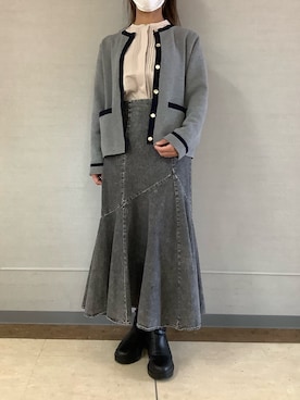 BRICK HOUSE シャツ工房 長崎夢彩都店さん(レディース・158cm)の冬コーディネート