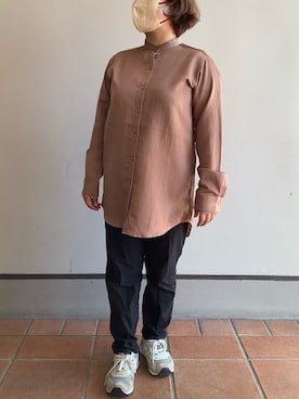 「アイテム（シャツ/ブラウス）」を使った、BRICK HOUSE シャツ工房 長崎夢彩都店さん（レディース・145cm）の秋コーディネート
