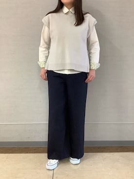 BRICK HOUSE シャツ工房 長崎夢彩都店さん(レディース・162cm)の冬コーディネート