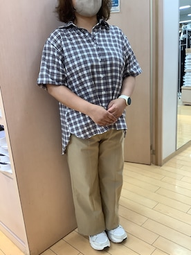 BRICK HOUSE シャツ工房 長崎夢彩都店さん（メンズ・154cm）の夏コーディネート