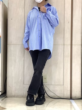 BRICK HOUSE シャツ工房 長崎夢彩都店さん（レディース・158cm）の秋コーディネート