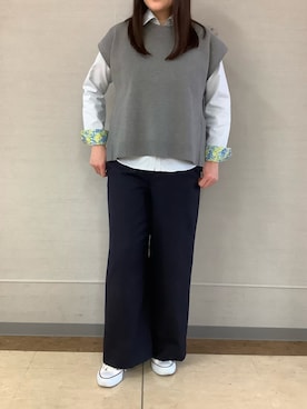 BRICK HOUSE シャツ工房 長崎夢彩都店さん（レディース・162cm）の冬コーディネート