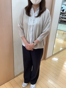 BRICK HOUSE シャツ工房 長崎夢彩都店さん(レディース・162cm)の夏コーディネート