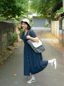 「日系休闲」｜ももさん（レディース・155cm）の夏コーディネート