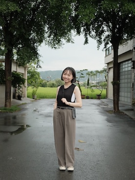 「iFace（アイフェイス）のアイテム」を使った、ももさん（レディース・155cm）の春コーディネート