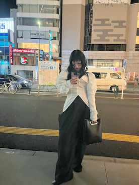 miucoco🐼さん（骨格ウェーブ・レディース・154cm）の秋コーディネート
