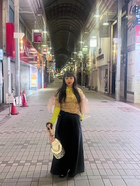 「COACH（コーチ）のアイテム（バッグ）」を使った、miucoco🐼さん（レディース・154cm）の春コーディネート