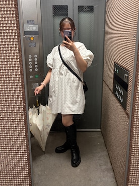 「coca（coca）（コカ）のアイテム（トップス）」を使った、ojogrmさん（レディース・156cm）の夏コーディネート