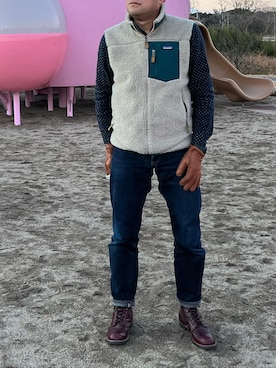 「STUDIO D’ARTISAN（ステュディオダルチザン）のアイテム」を使った、kazoopowersさん（メンズ・184cm）の冬コーディネート