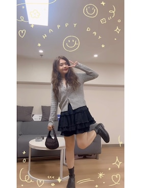 「Cider（Cider）のアイテム」を使った、cpsccさん（レディース・163cm）の冬コーディネート