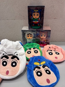 「LOWRYS FARM（ローリーズファーム）の【クレヨンしんちゃん】PVCフィギュア 1046546/GOODS（フィギュア、その他）」を使った、f u m iさん（レディース・153cm）の夏コーディネート