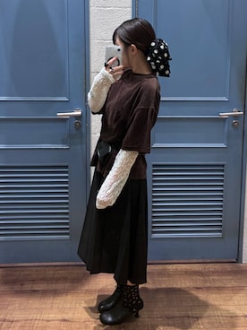 f u m iさん（レディース・153cm）の秋コーディネート