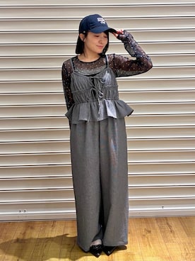 f u m iさん（レディース・153cm）の春コーディネート