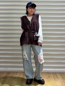 f u m iさん（レディース・153cm）の夏コーディネート
